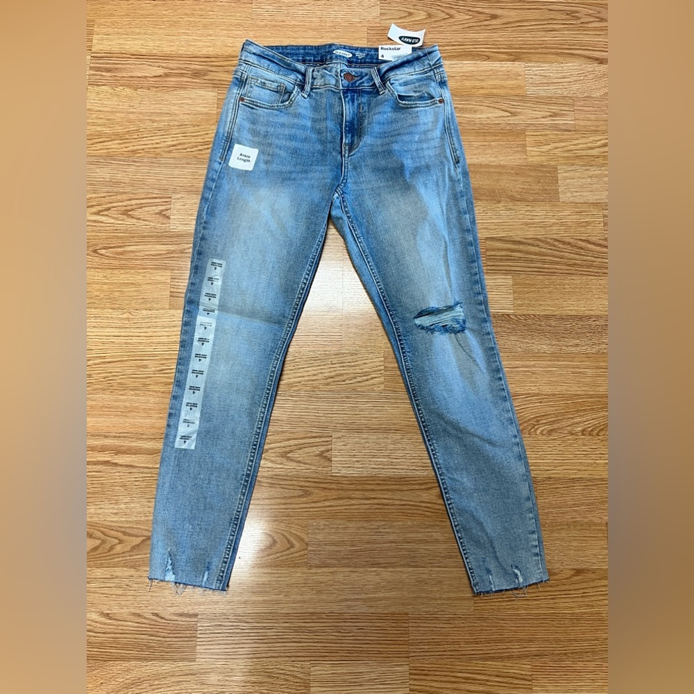 Old Navy rockstar super skinny ankle jeans size 4 brand new with tags